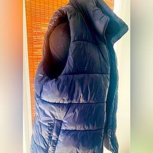 Old Navy Dark Blue Puffer Vest